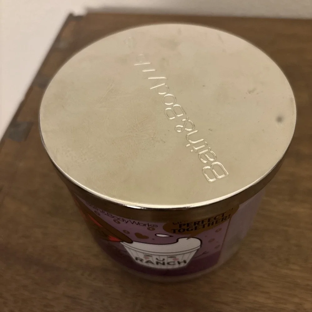 Bath And Body Works Pizza Ranch 3 Wick Candle Limited‎ Edition Super Rare New
